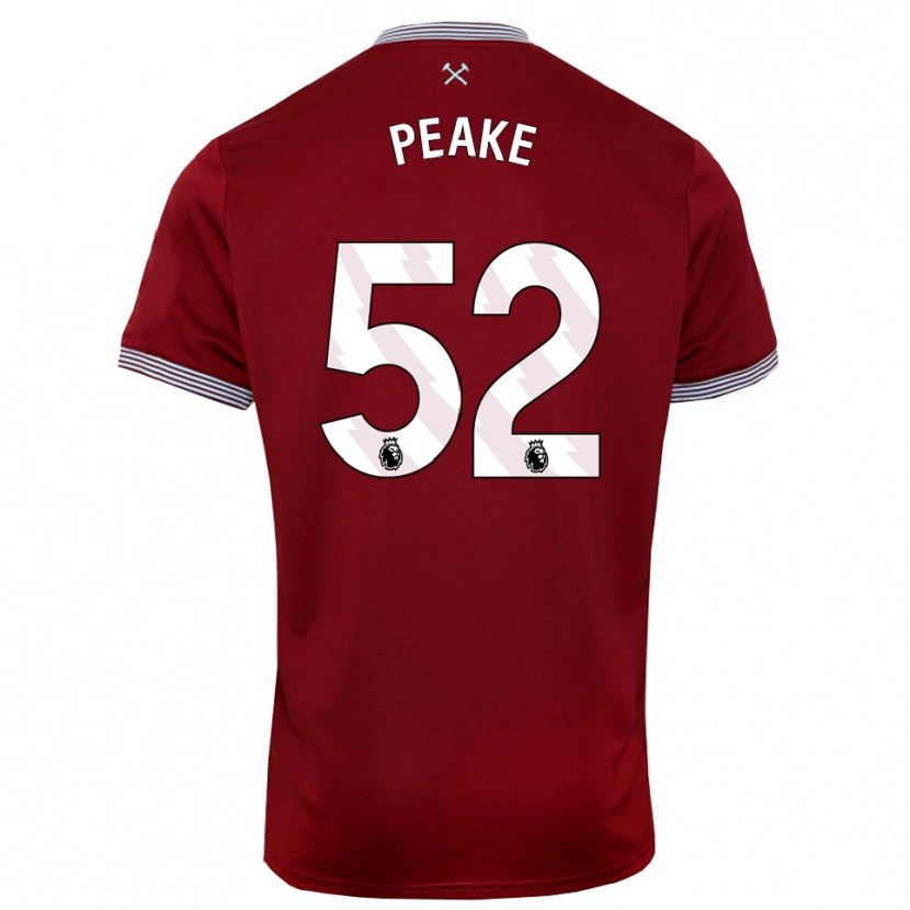 Danxen Dámské Lennon Peake #52 Burgundská Bílá Domů Hráčské Dresy 2025/26 Dres