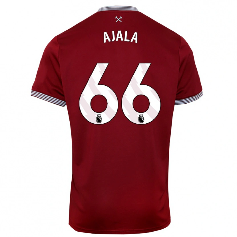 Danxen Dámské Joshua Ajala #66 Burgundská Bílá Domů Hráčské Dresy 2025/26 Dres