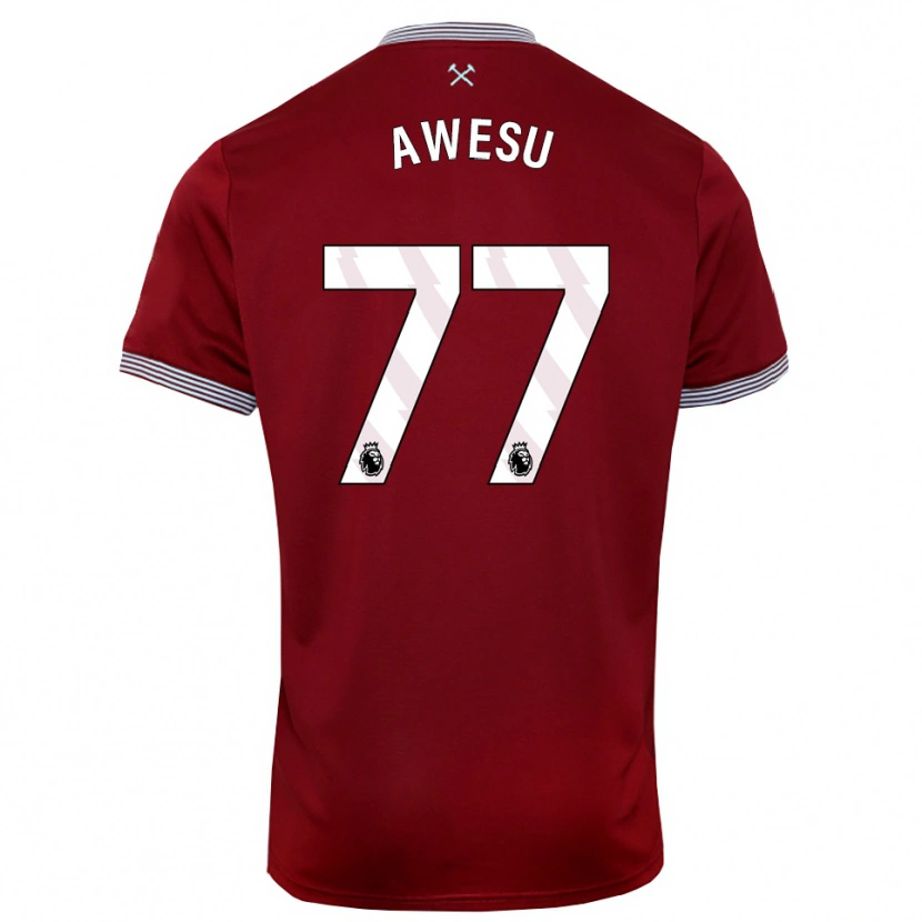 Danxen Dámské Lanre Awesu #77 Burgundská Bílá Domů Hráčské Dresy 2025/26 Dres