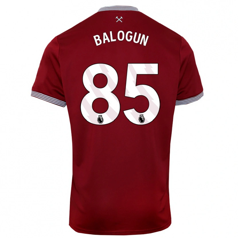 Danxen Dámské Majid Balogun #85 Burgundská Bílá Domů Hráčské Dresy 2025/26 Dres