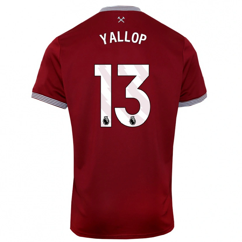 Danxen Dámské Tameka Yallop #13 Burgundská Bílá Domů Hráčské Dresy 2025/26 Dres