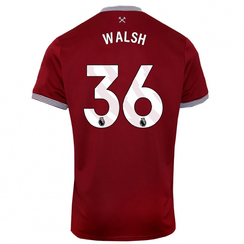 Danxen Dámské Soraya Walsh #36 Burgundská Bílá Domů Hráčské Dresy 2025/26 Dres
