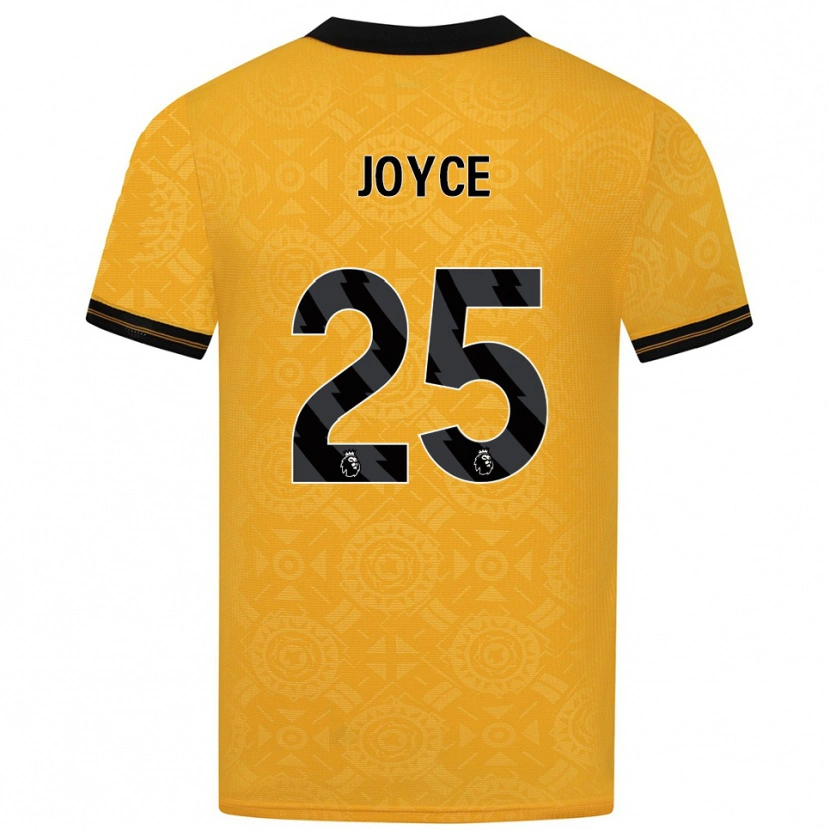 Danxen Dámské Leonie Joyce #25 Žlutá Černá Domů Hráčské Dresy 2025/26 Dres