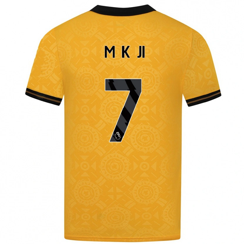 Danxen Dámské Min-Kyu Ji #7 Žlutá Černá Domů Hráčské Dresy 2025/26 Dres
