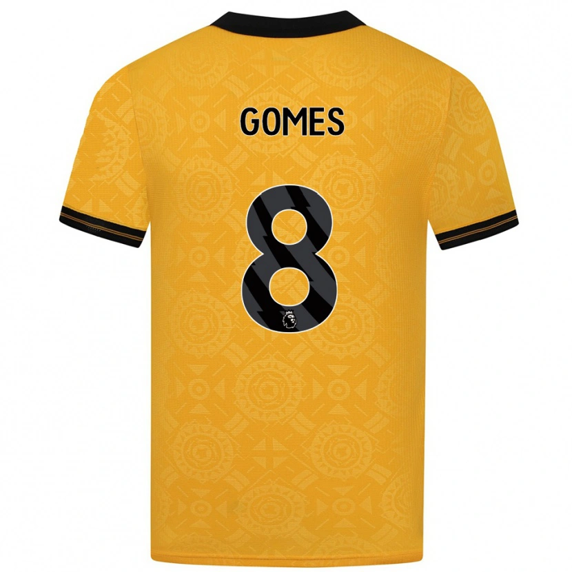Danxen Dámské João Gomes #8 Žlutá Černá Domů Hráčské Dresy 2025/26 Dres