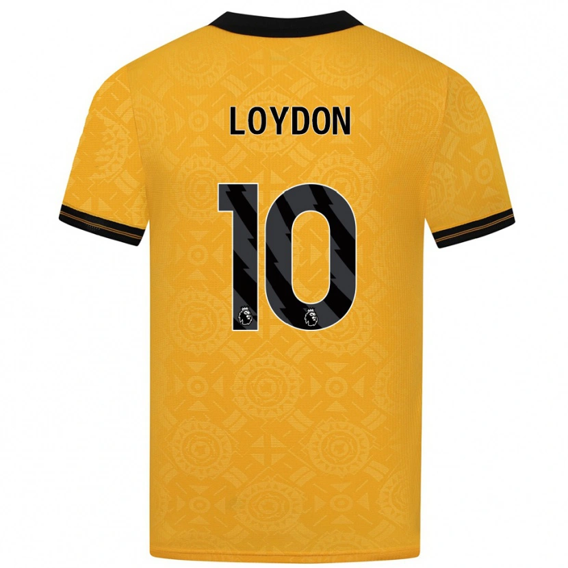 Danxen Dámské Abi Loydon #10 Žlutá Černá Domů Hráčské Dresy 2025/26 Dres