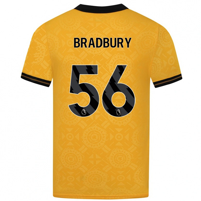 Danxen Dámské Makenzie Bradbury #56 Žlutá Černá Domů Hráčské Dresy 2025/26 Dres