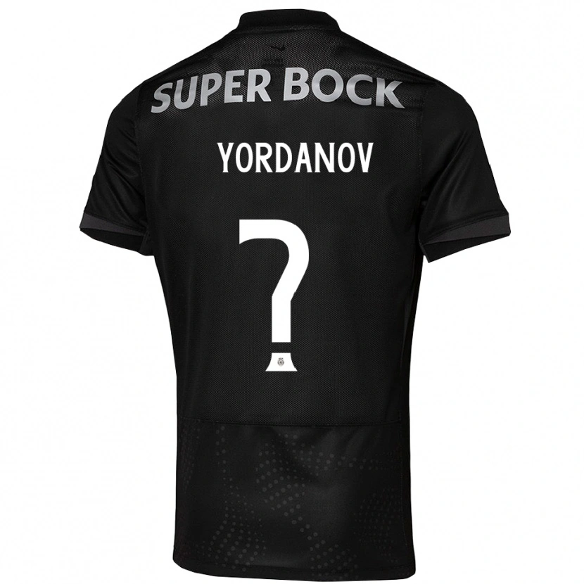 Danxen Dámské Ricardo Yordanov #0 Černá Bílá Daleko Hráčské Dresy 2025/26 Dres