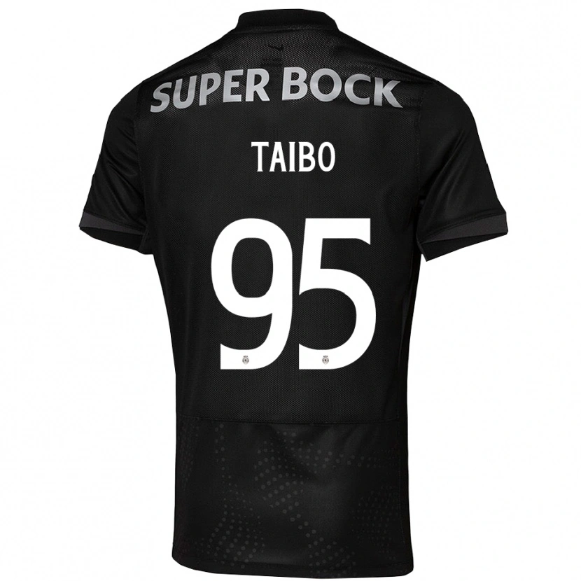 Danxen Dámské Lucas Taibo #95 Černá Bílá Daleko Hráčské Dresy 2025/26 Dres