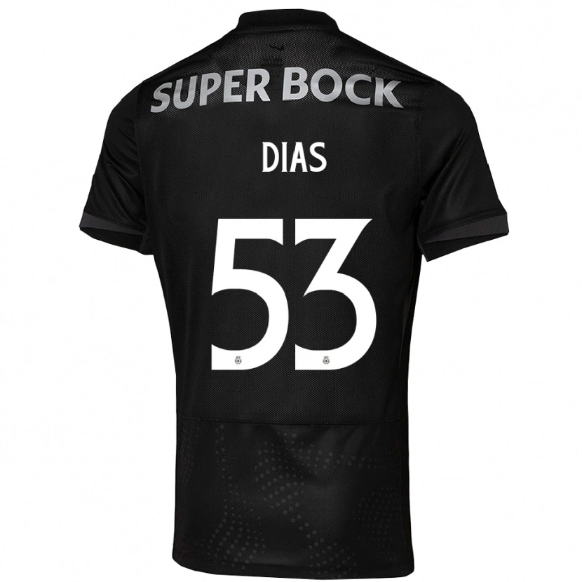 Danxen Dámské Rodrigo Dias #53 Černá Bílá Daleko Hráčské Dresy 2025/26 Dres