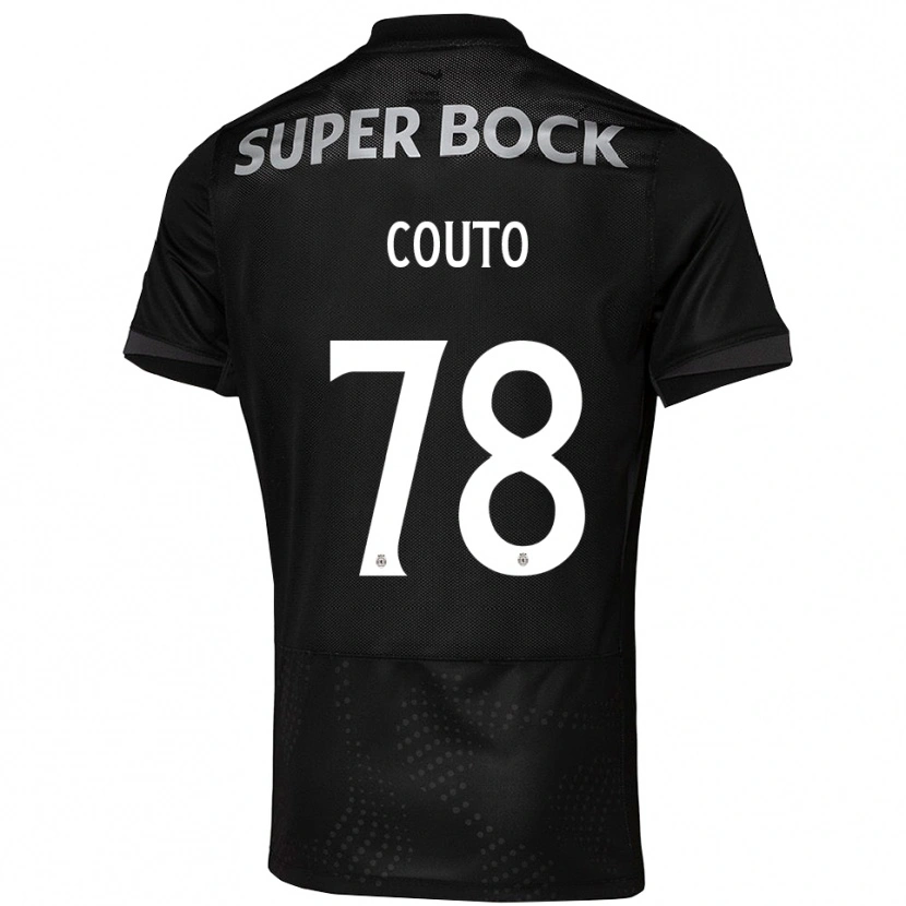 Danxen Dámské Mauro Couto #78 Černá Bílá Daleko Hráčské Dresy 2025/26 Dres