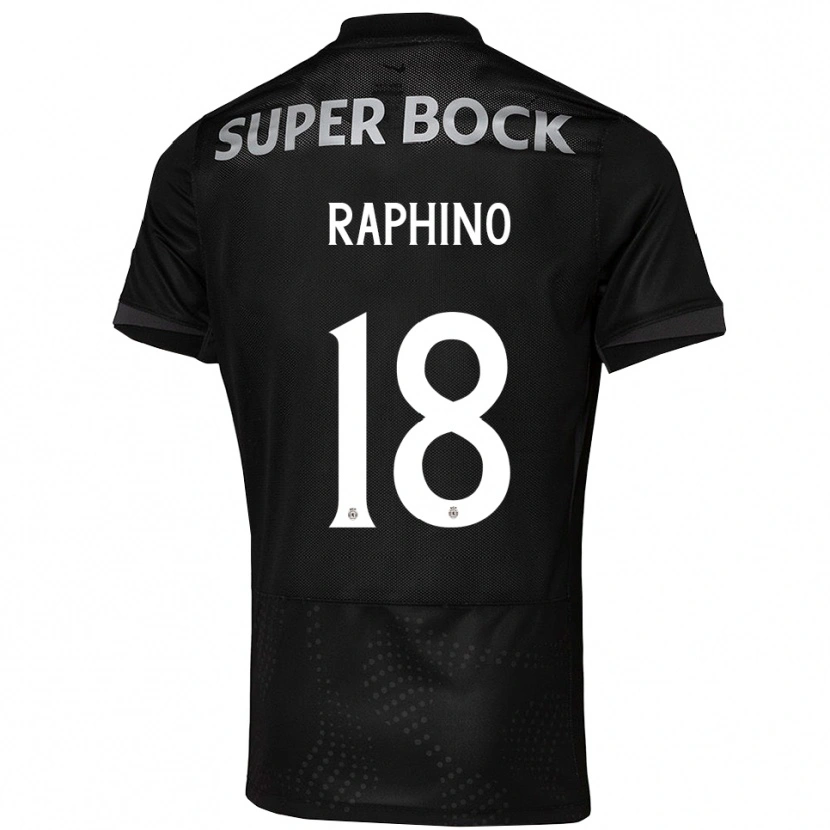 Danxen Dámské Brittany Raphino #18 Černá Bílá Daleko Hráčské Dresy 2025/26 Dres