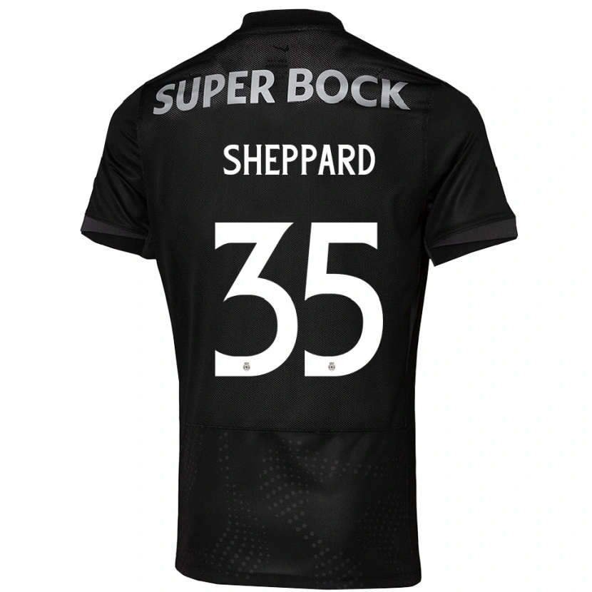 Danxen Dámské Catriona Sheppard #35 Černá Bílá Daleko Hráčské Dresy 2025/26 Dres