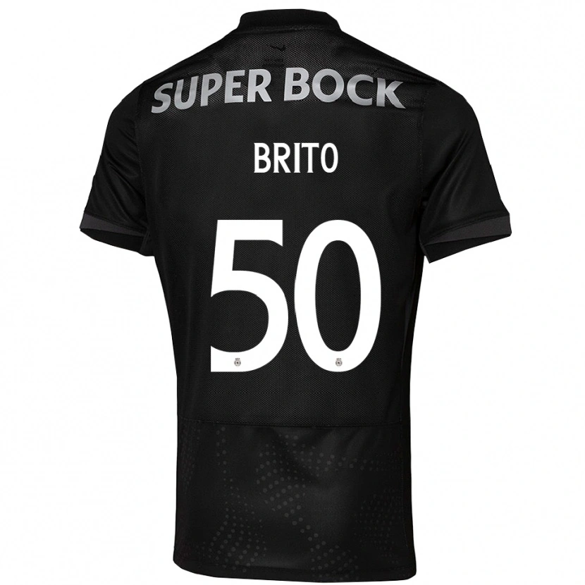 Danxen Dámské Alexandre Brito #50 Černá Bílá Daleko Hráčské Dresy 2025/26 Dres