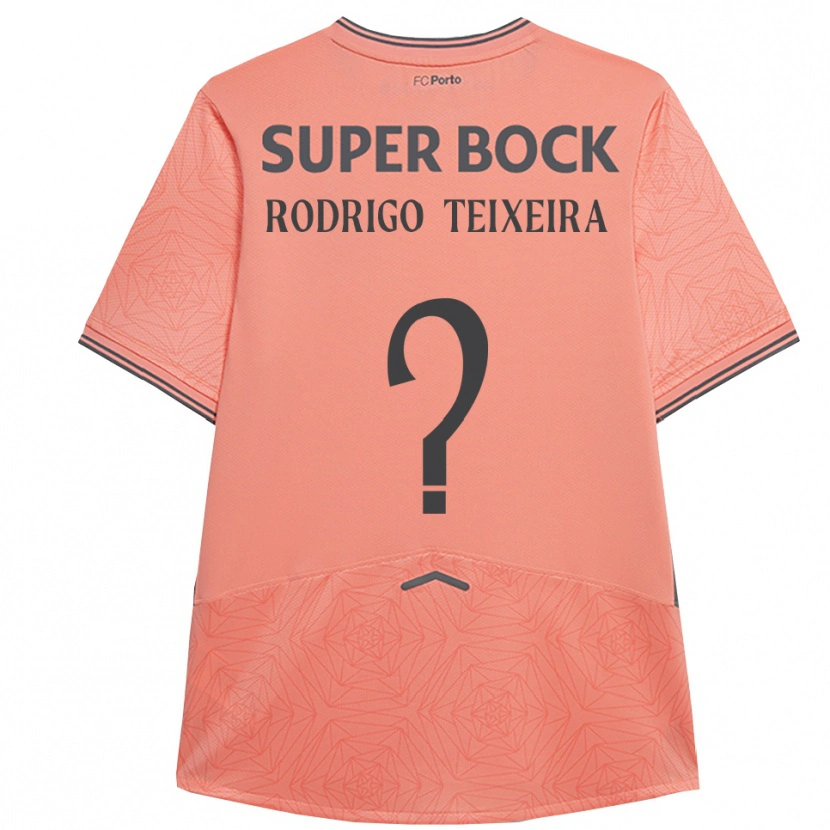 Danxen Dámské Rodrigo Teixeira #0 Růžová Tmavě Modrá Daleko Hráčské Dresy 2025/26 Dres