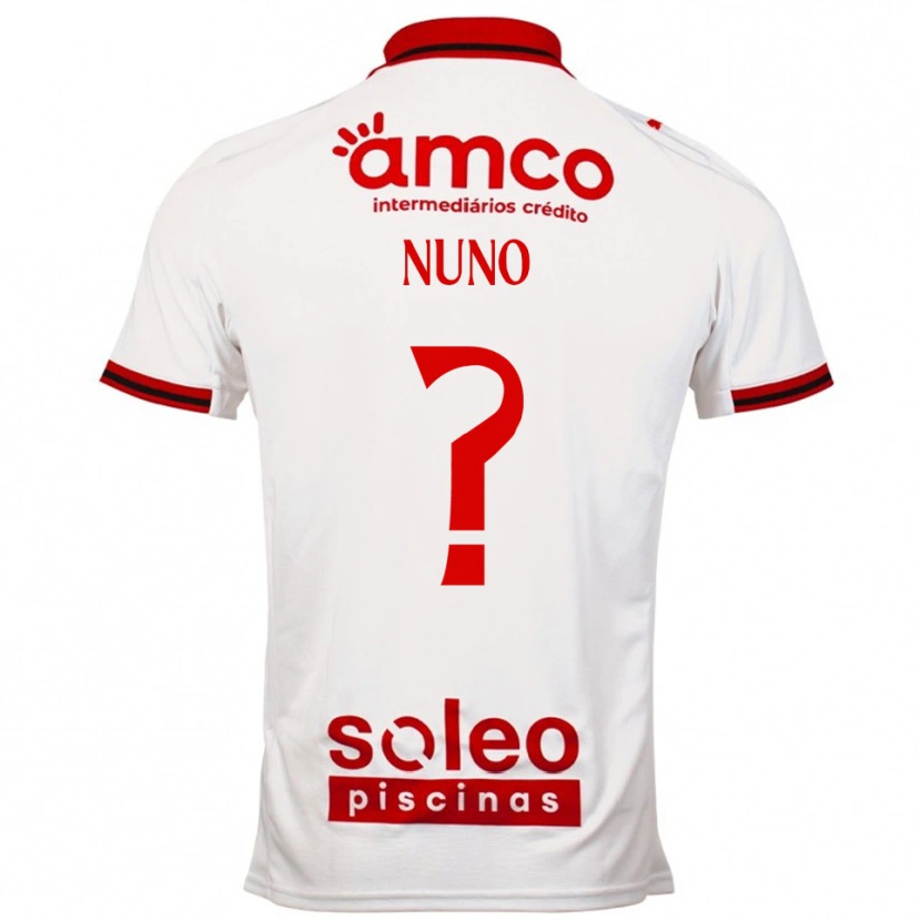 Danxen Dámské Nuno Teixeira #0 Bílá Červená Daleko Hráčské Dresy 2025/26 Dres