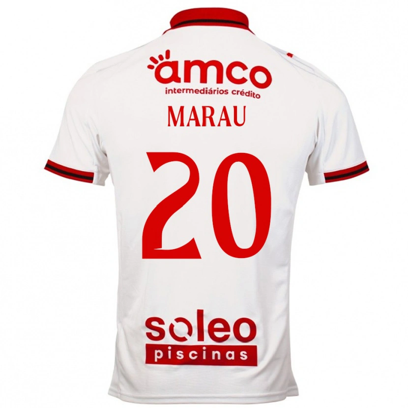 Danxen Dámské Madalena Marau #20 Bílá Červená Daleko Hráčské Dresy 2025/26 Dres
