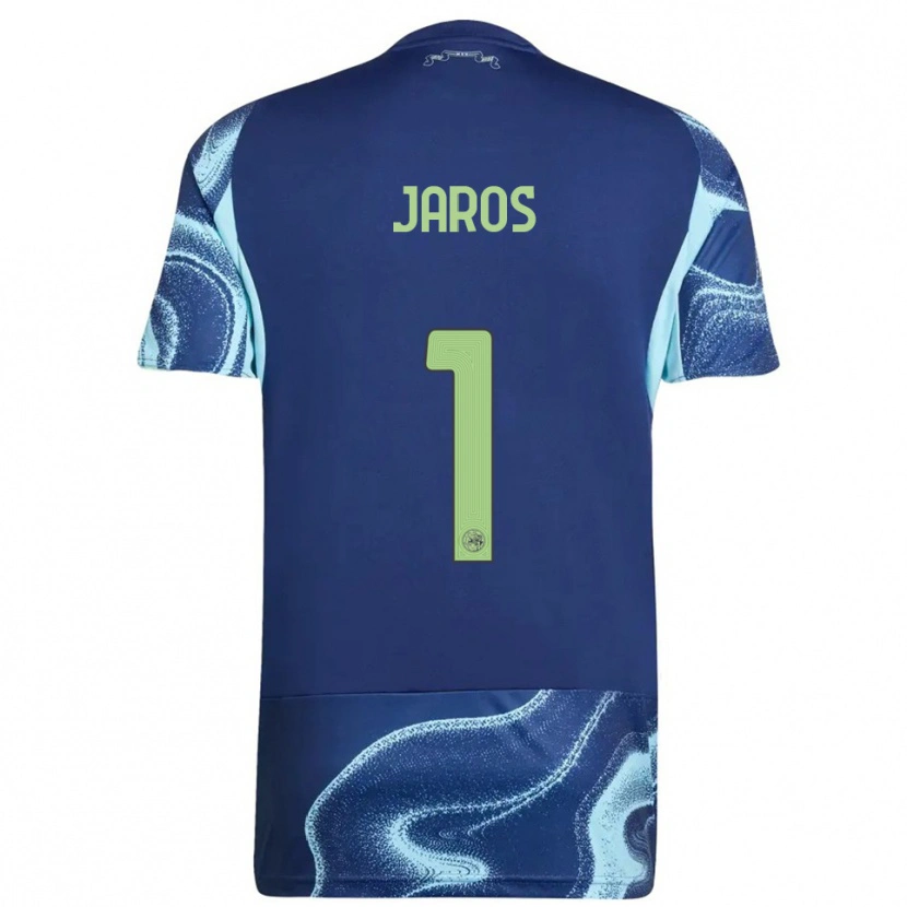 Danxen Dámské Vitezslav Jaros #1 Tmavě Modrá Nebesky Modrá Daleko Hráčské Dresy 2025/26 Dres