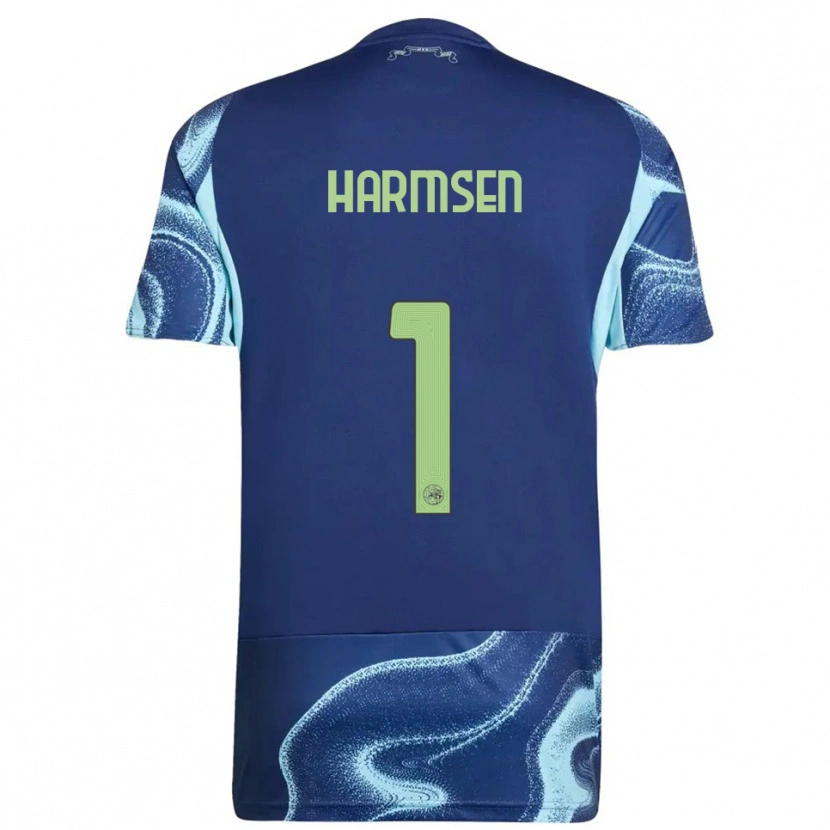 Danxen Dámské Tymo Harmsen #1 Tmavě Modrá Nebesky Modrá Daleko Hráčské Dresy 2025/26 Dres