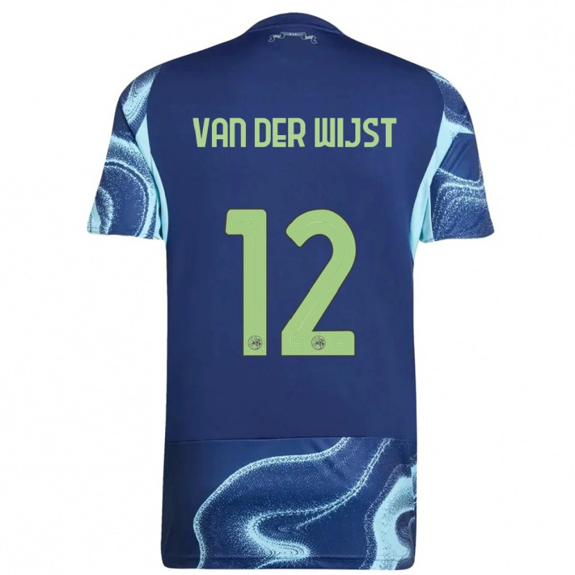 Danxen Dámské Giovanni Van Der Wijst #12 Tmavě Modrá Nebesky Modrá Daleko Hráčské Dresy 2025/26 Dres