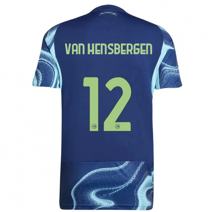 Danxen Dámské Jade Van Hensbergen #12 Tmavě Modrá Nebesky Modrá Daleko Hráčské Dresy 2025/26 Dres