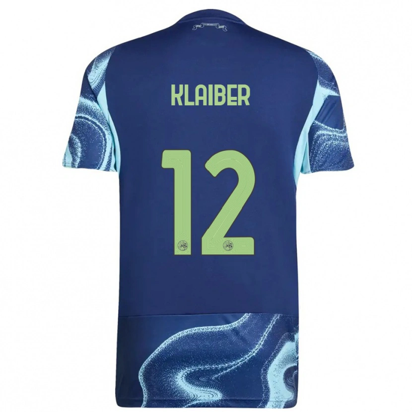 Danxen Dámské Sean Klaiber #12 Tmavě Modrá Nebesky Modrá Daleko Hráčské Dresy 2025/26 Dres