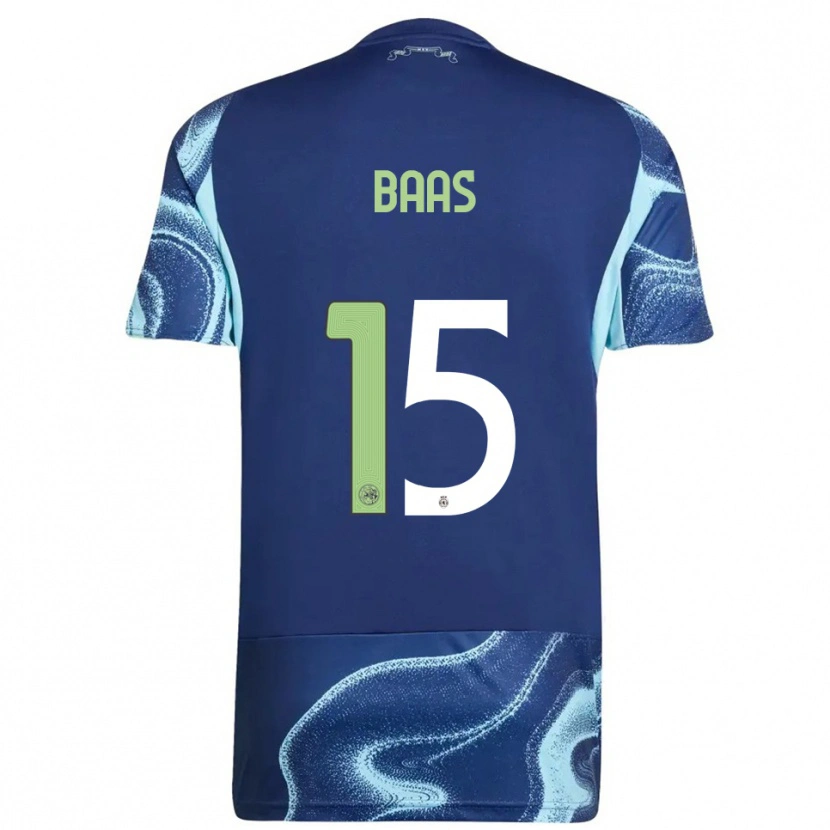 Danxen Dámské Youri Baas #15 Tmavě Modrá Nebesky Modrá Daleko Hráčské Dresy 2025/26 Dres