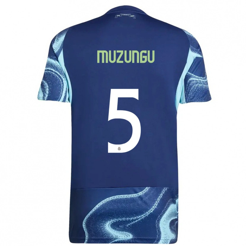 Danxen Dámské Marvyn Muzungu #5 Tmavě Modrá Nebesky Modrá Daleko Hráčské Dresy 2025/26 Dres