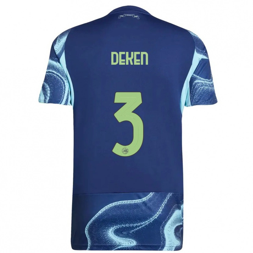 Danxen Dámské Roy Deken #3 Tmavě Modrá Nebesky Modrá Daleko Hráčské Dresy 2025/26 Dres