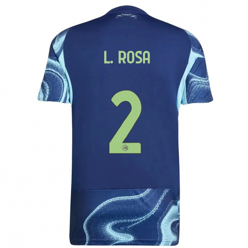 Danxen Dámské Lucas Rosa #2 Tmavě Modrá Nebesky Modrá Daleko Hráčské Dresy 2025/26 Dres