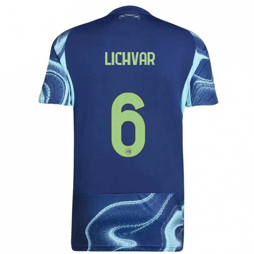 Danxen Dámské Roman Lichvar #6 Tmavě Modrá Nebesky Modrá Daleko Hráčské Dresy 2025/26 Dres