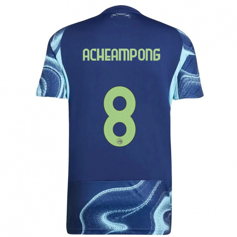 Danxen Dámské Levi Acheampong #8 Tmavě Modrá Nebesky Modrá Daleko Hráčské Dresy 2025/26 Dres