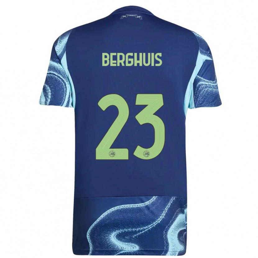Danxen Dámské Steven Berghuis #23 Tmavě Modrá Nebesky Modrá Daleko Hráčské Dresy 2025/26 Dres