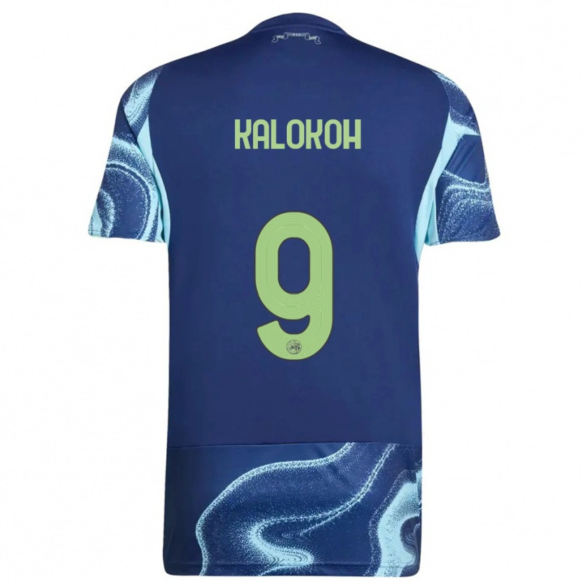 Danxen Dámské David Kalokoh #9 Tmavě Modrá Nebesky Modrá Daleko Hráčské Dresy 2025/26 Dres