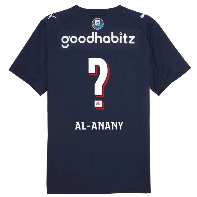 Danxen Dámské Yousif Al-Anany #0 Tmavě Modrá Bílá Daleko Hráčské Dresy 2025/26 Dres