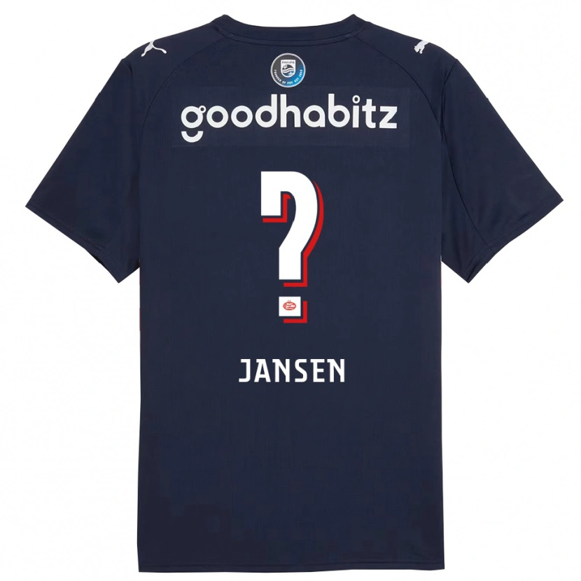 Danxen Dámské Koen Jansen #0 Tmavě Modrá Bílá Daleko Hráčské Dresy 2025/26 Dres