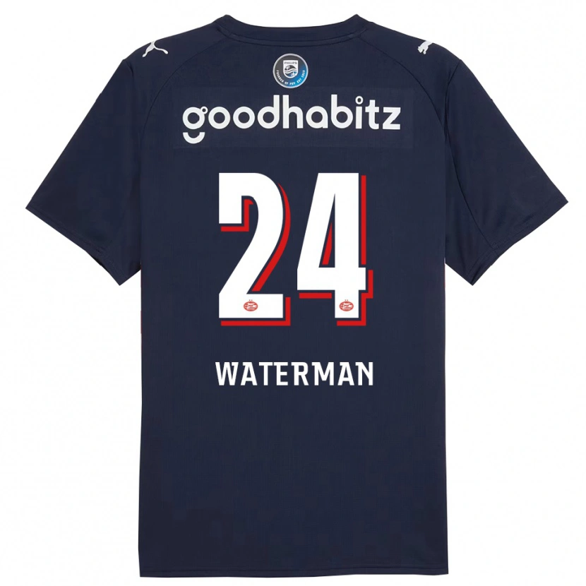 Danxen Dámské Boy Waterman #24 Tmavě Modrá Bílá Daleko Hráčské Dresy 2025/26 Dres