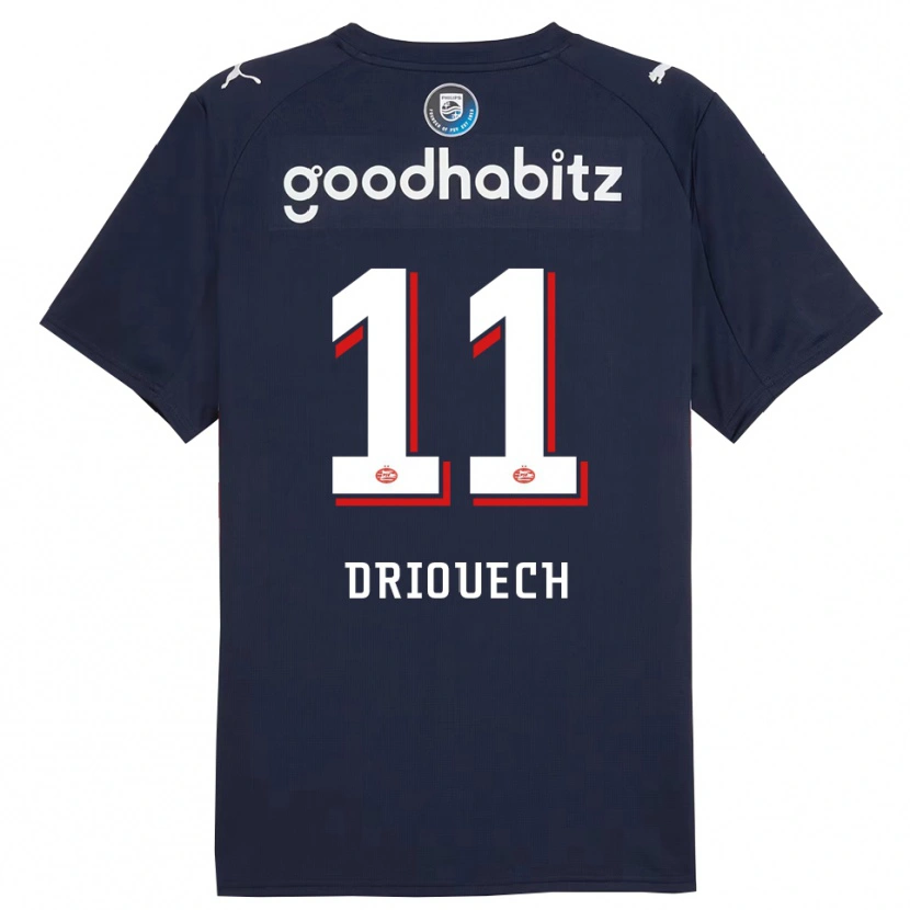 Danxen Dámské Couhaib Driouech #11 Tmavě Modrá Bílá Daleko Hráčské Dresy 2025/26 Dres