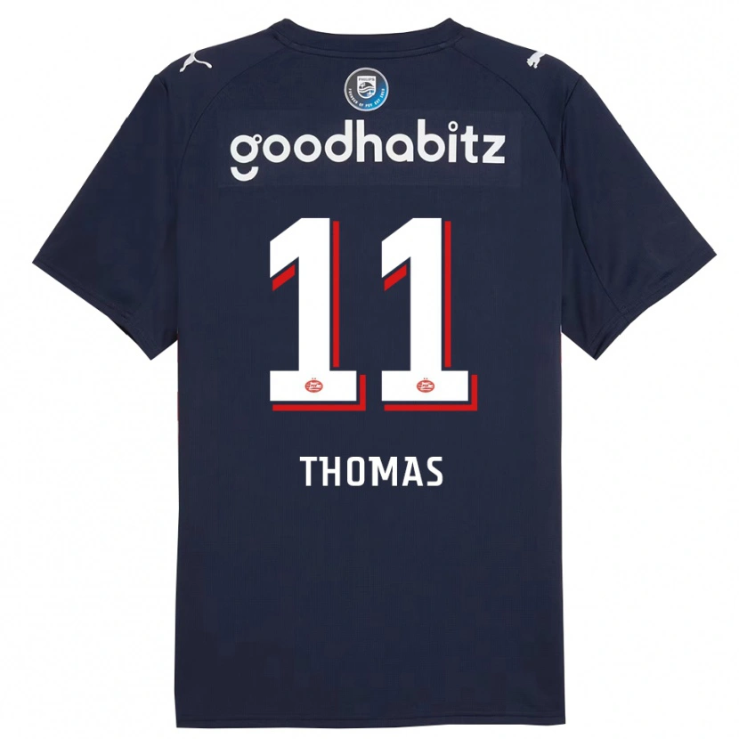 Danxen Dámské Ayodele Thomas #11 Tmavě Modrá Bílá Daleko Hráčské Dresy 2025/26 Dres