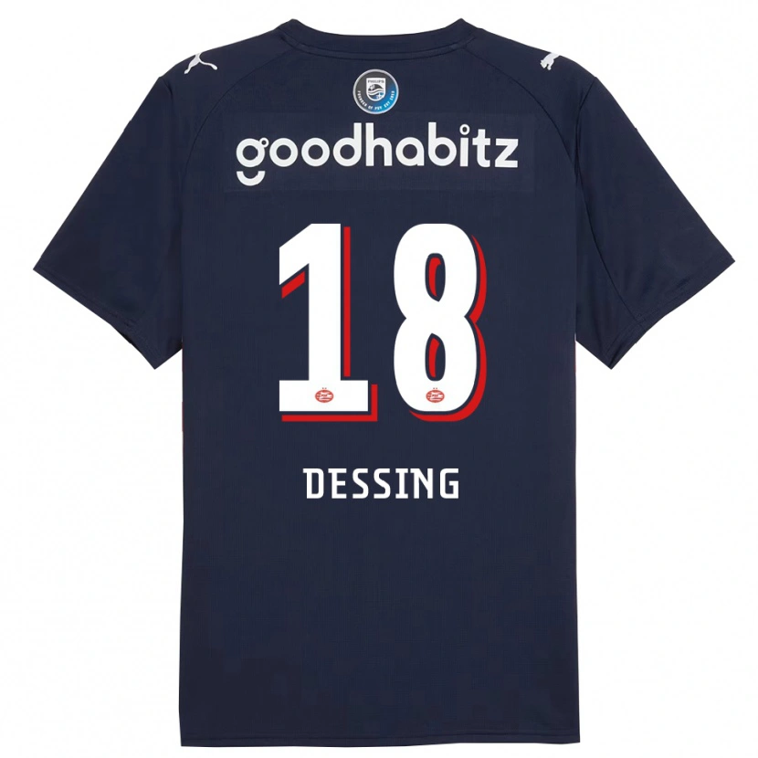 Danxen Dámské Shanique Dessing #18 Tmavě Modrá Bílá Daleko Hráčské Dresy 2025/26 Dres