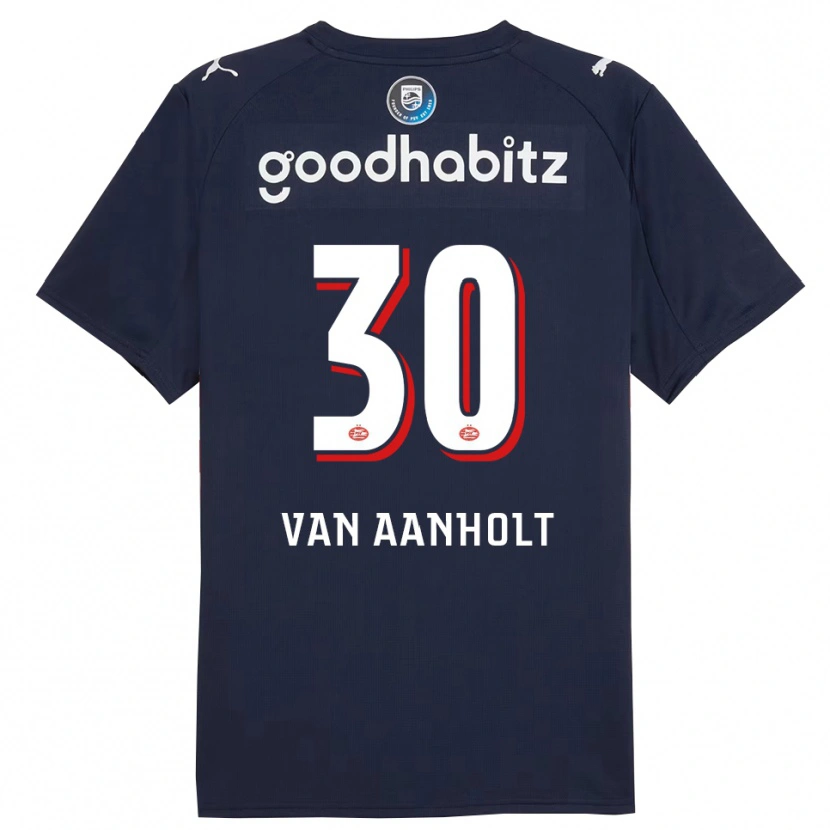 Danxen Dámské Patrick Van Aanholt #30 Tmavě Modrá Bílá Daleko Hráčské Dresy 2025/26 Dres