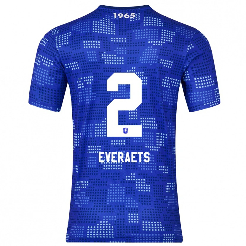 Danxen Dámské Kim Everaets #2 Modrá Nebesky Modrá Daleko Hráčské Dresy 2025/26 Dres