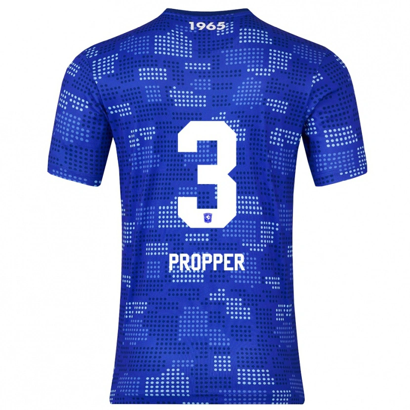 Danxen Dámské Robin Pröpper #3 Modrá Nebesky Modrá Daleko Hráčské Dresy 2025/26 Dres