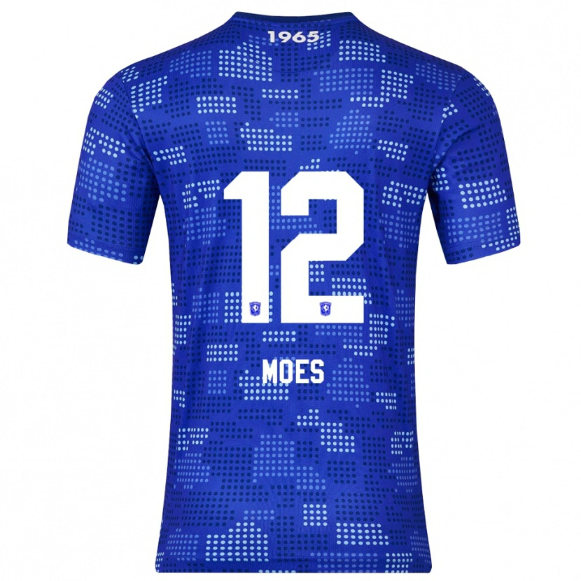 Danxen Dámské Lucas Moes #12 Modrá Nebesky Modrá Daleko Hráčské Dresy 2025/26 Dres