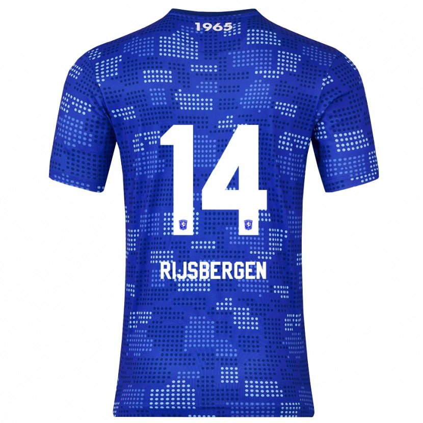 Danxen Dámské Liz Rijsbergen #14 Modrá Nebesky Modrá Daleko Hráčské Dresy 2025/26 Dres