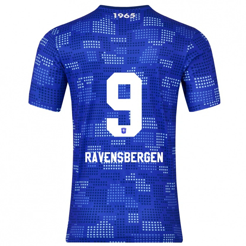 Danxen Dámské Jaimy Ravensbergen #9 Modrá Nebesky Modrá Daleko Hráčské Dresy 2025/26 Dres