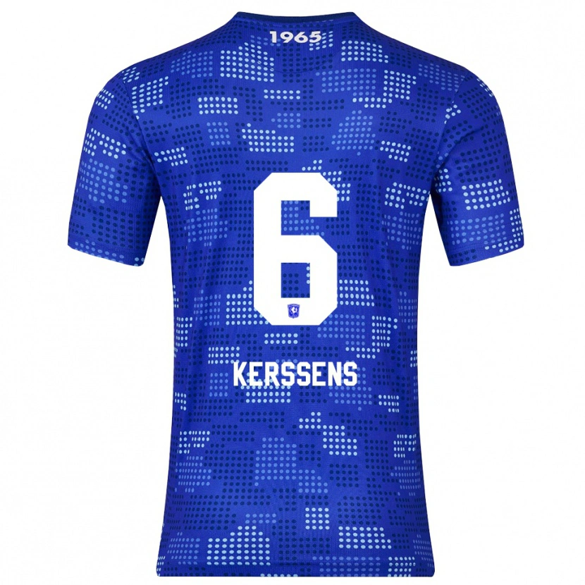 Danxen Dámské Tom Kerssens #6 Modrá Nebesky Modrá Daleko Hráčské Dresy 2025/26 Dres