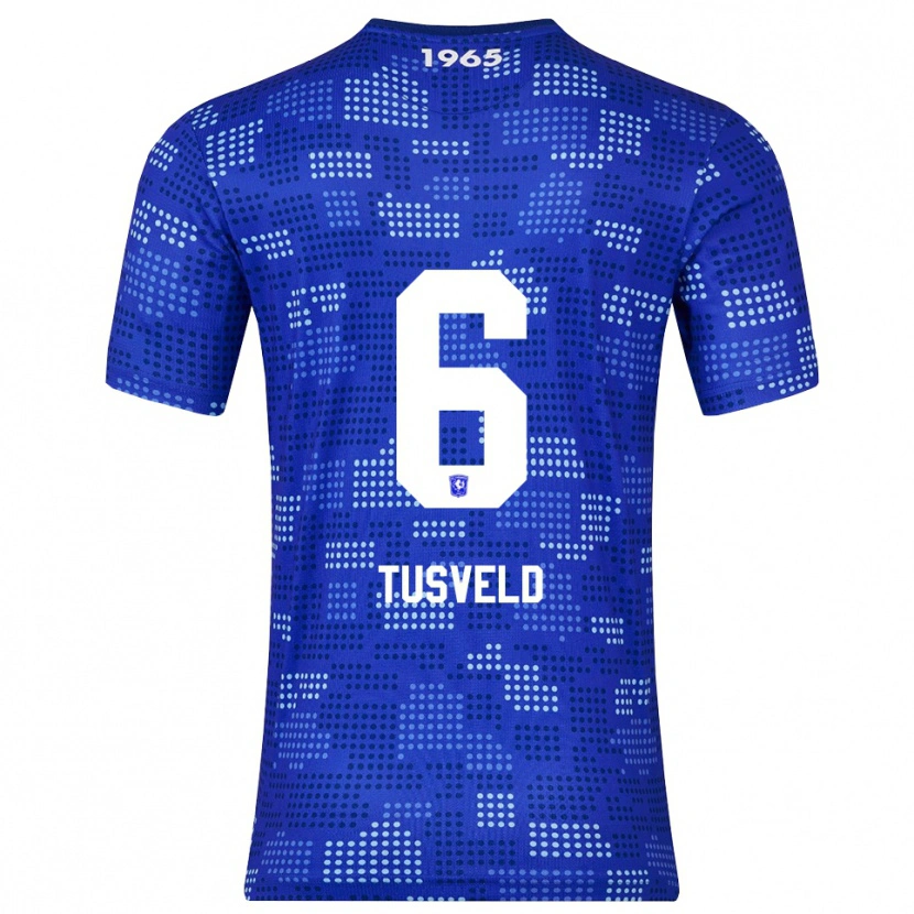 Danxen Dámské Tijn Tusveld #6 Modrá Nebesky Modrá Daleko Hráčské Dresy 2025/26 Dres