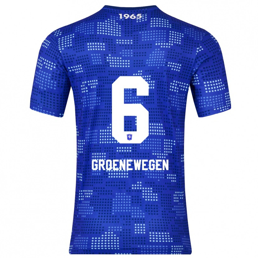 Danxen Dámské Lynn Groenewegen #6 Modrá Nebesky Modrá Daleko Hráčské Dresy 2025/26 Dres