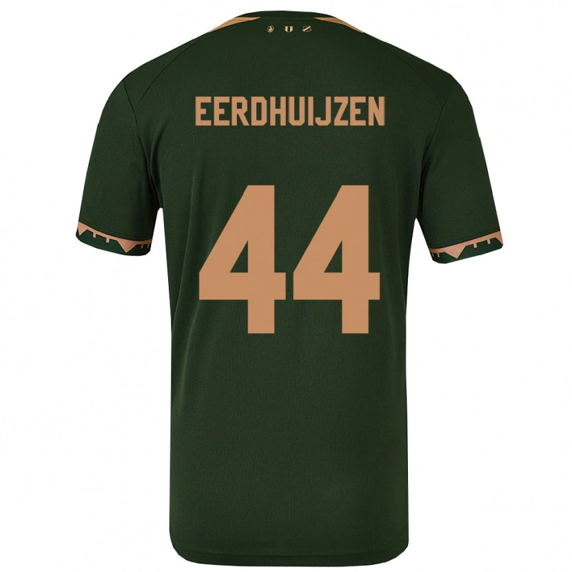 Danxen Dámské Mike Eerdhuijzen #44 Zelená Zlatá Daleko Hráčské Dresy 2025/26 Dres
